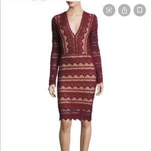 Maroon Nightcap Dress